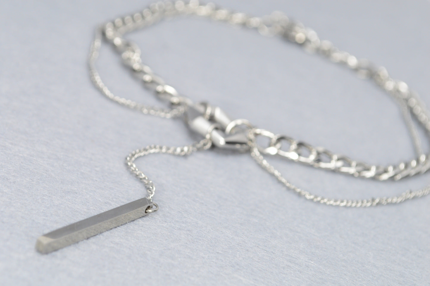 Stainless Steel Layered Choker Necklace | Edgy Punk, Gothic, Minimalist, Unisex Statement Jewelry