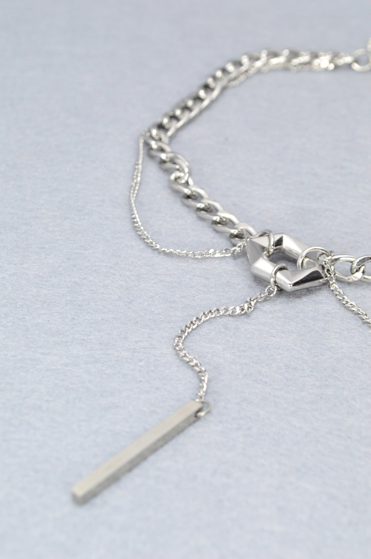 Stainless Steel Layered Choker Necklace | Edgy Punk, Gothic, Minimalist, Unisex Statement Jewelry