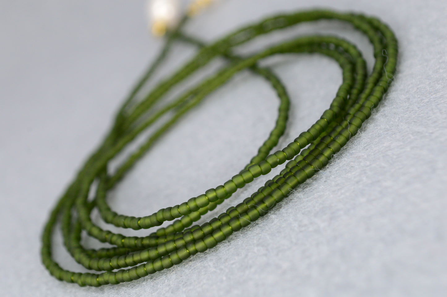 Boho Earthy & Green Beaded Lariat Necklaces – Handmade Wrap Y Necklace with Freshwater Pearls – Picasso Green, Moss, Gold, Transparent Gold, Earth Brown, Turquoise Picasso, Peach