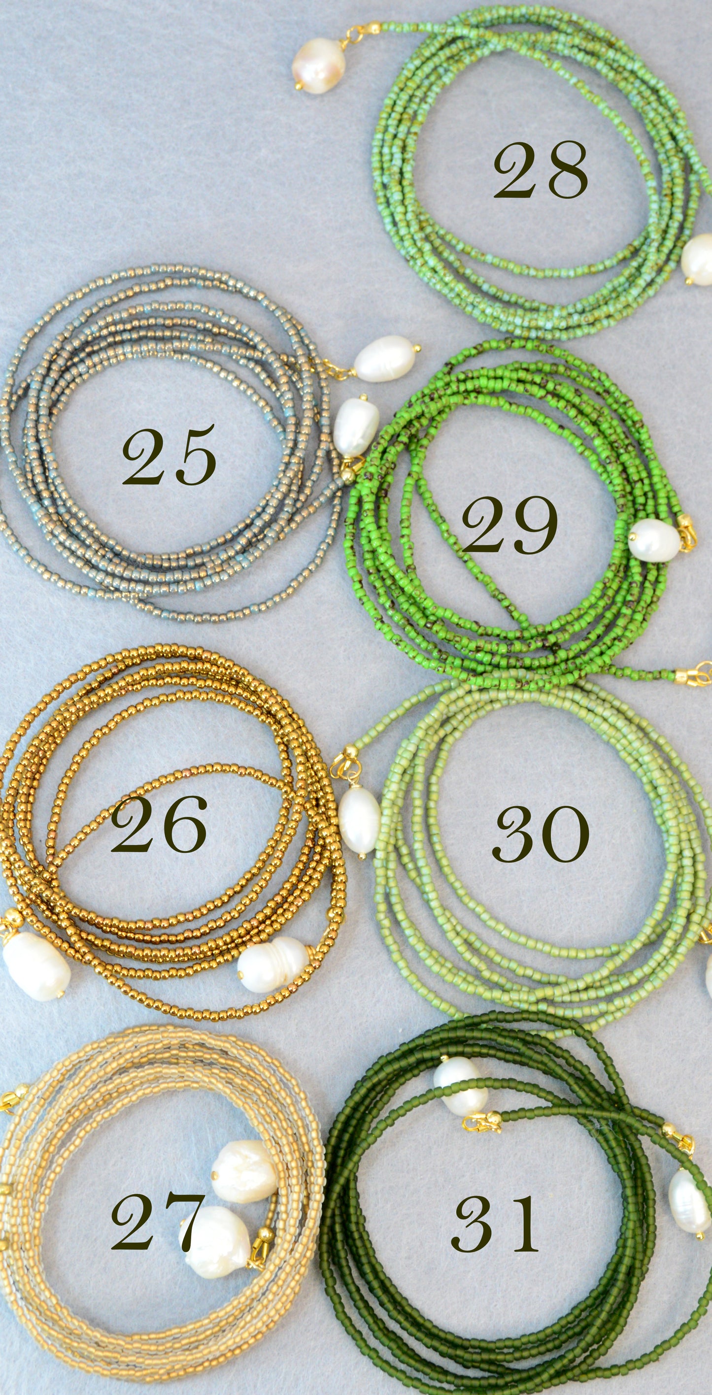 Boho Pearl Lariat Necklace – 31 Colors | Handmade Beaded Y Necklace with Freshwater Pearls | Adjustable Long Layered Necklace for Women