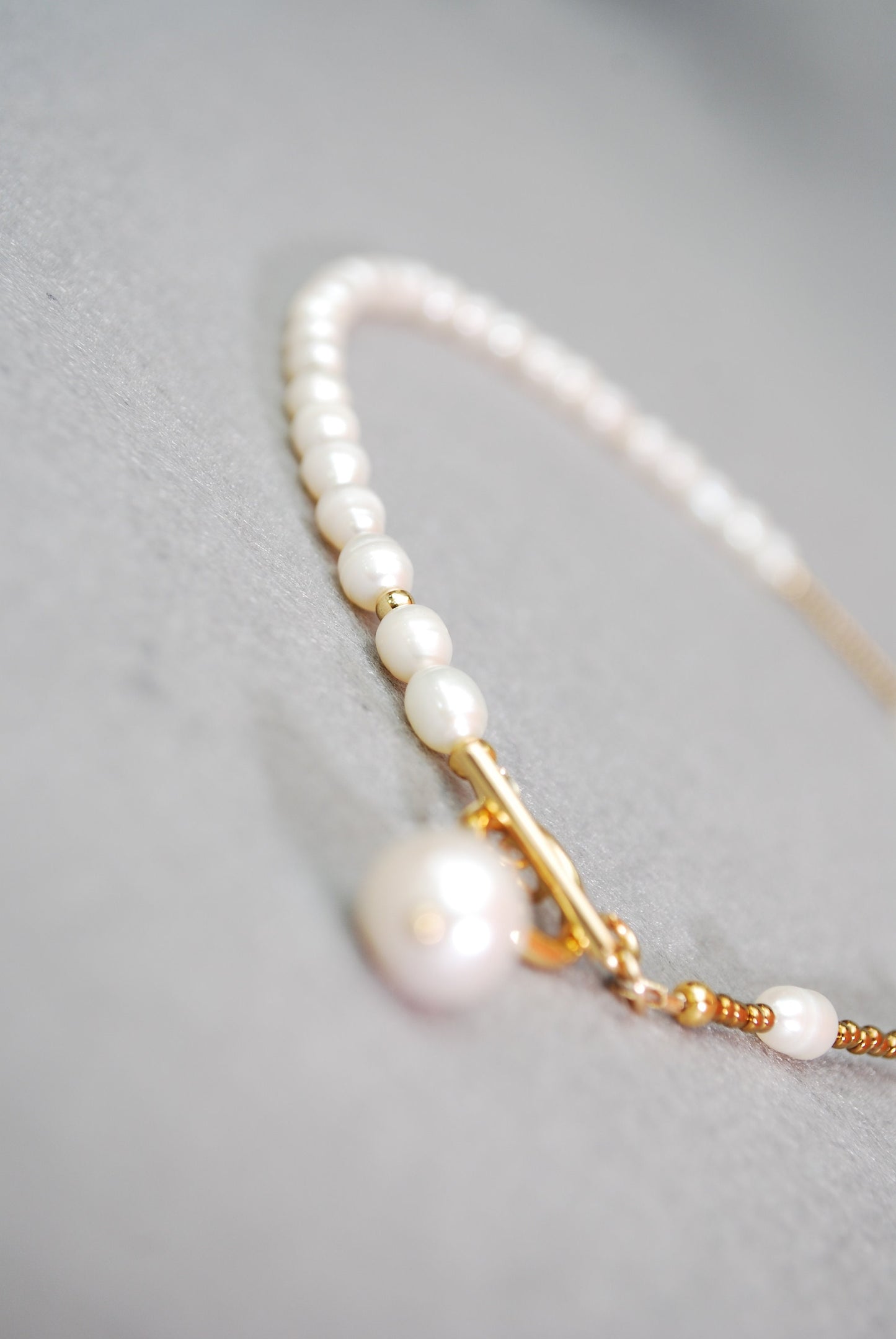 Elegant Half Seed Beads & Half Freshwater Pearl Necklace - Custom Handmade Jewelry for Business Ladies, Brides and Mothers