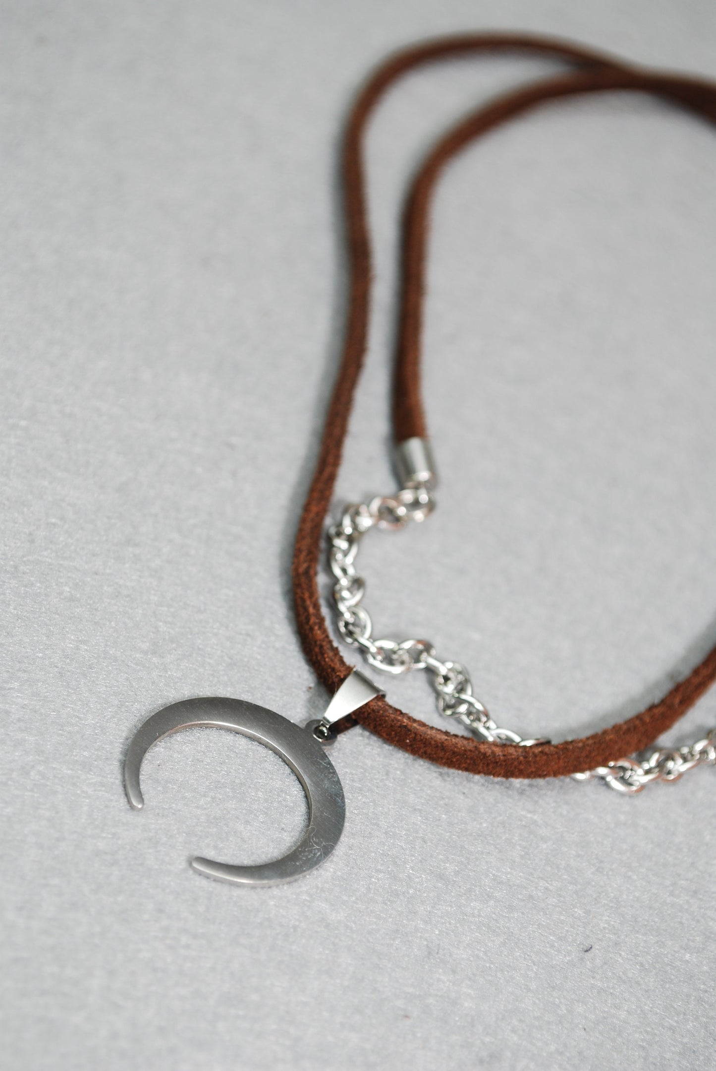 Graceful Minimalist Butterfly Necklace with Hi-Quality Leather Cord and Stainless Steel Pendant - One of a Kind Design